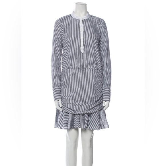 Veronica Beard Striped Shirtdress - Picture 1 of 5